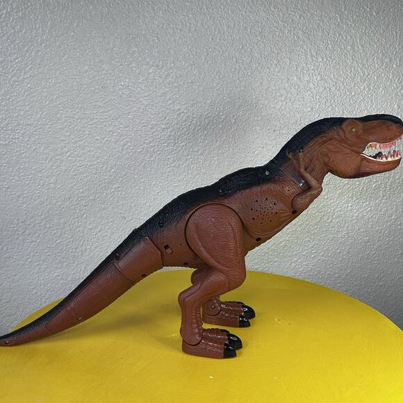 2020 Jurassic World Mattel Epic Roarin’ Mighty Mega Electronic Tyrannosaurus Rex - Picture 11 of 16